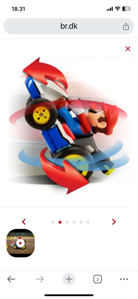 Fjernstyret Mariokart,