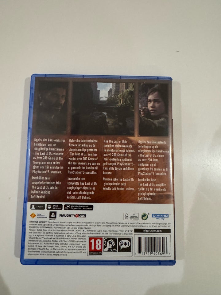 The last of us Part 1, PS5