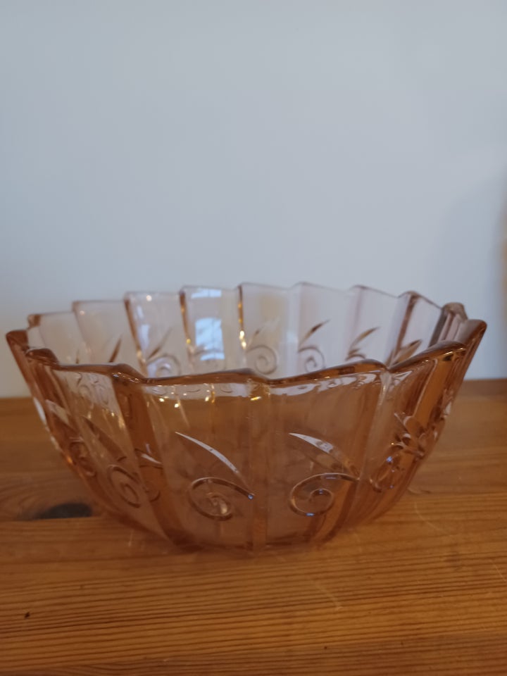 Glas Skål Vintage