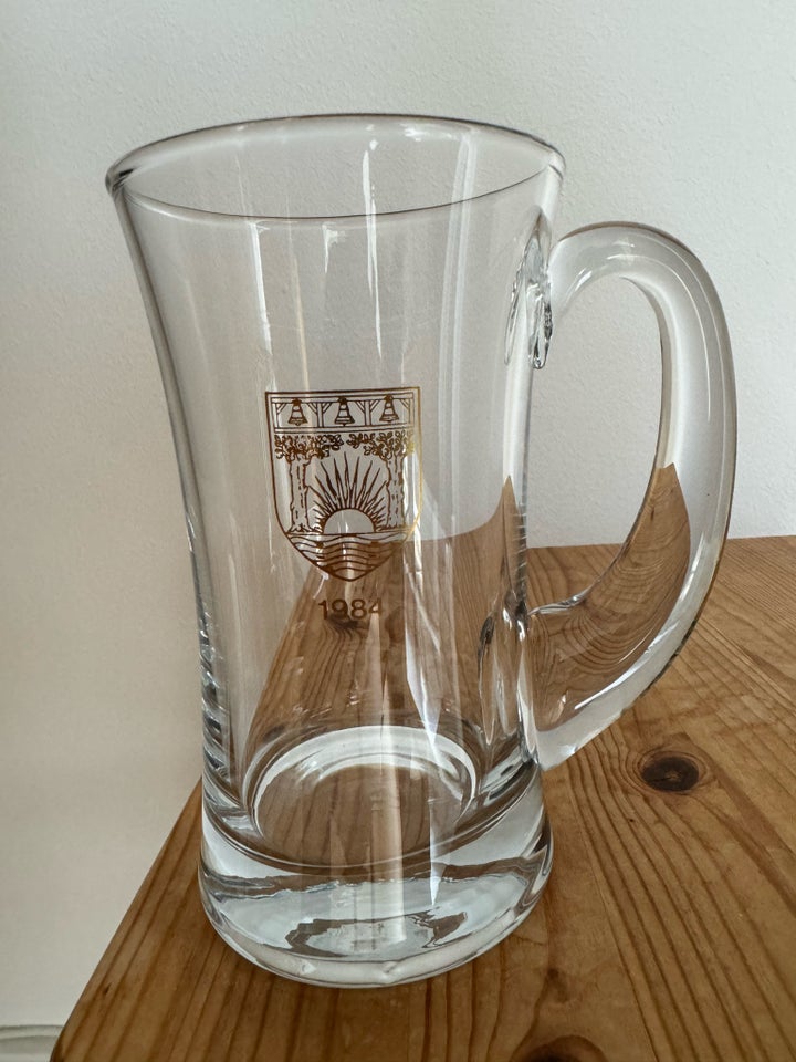 Glas Ølkrus Holmegaard