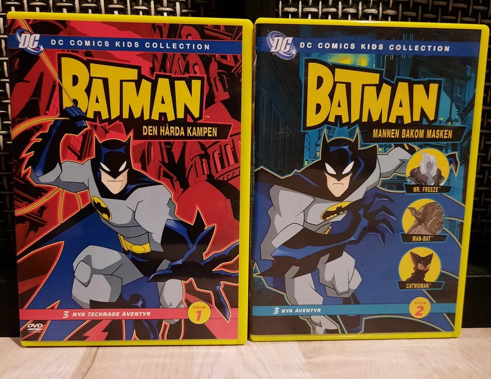 Batman volume 1 og 2, DVD, tegnefilm