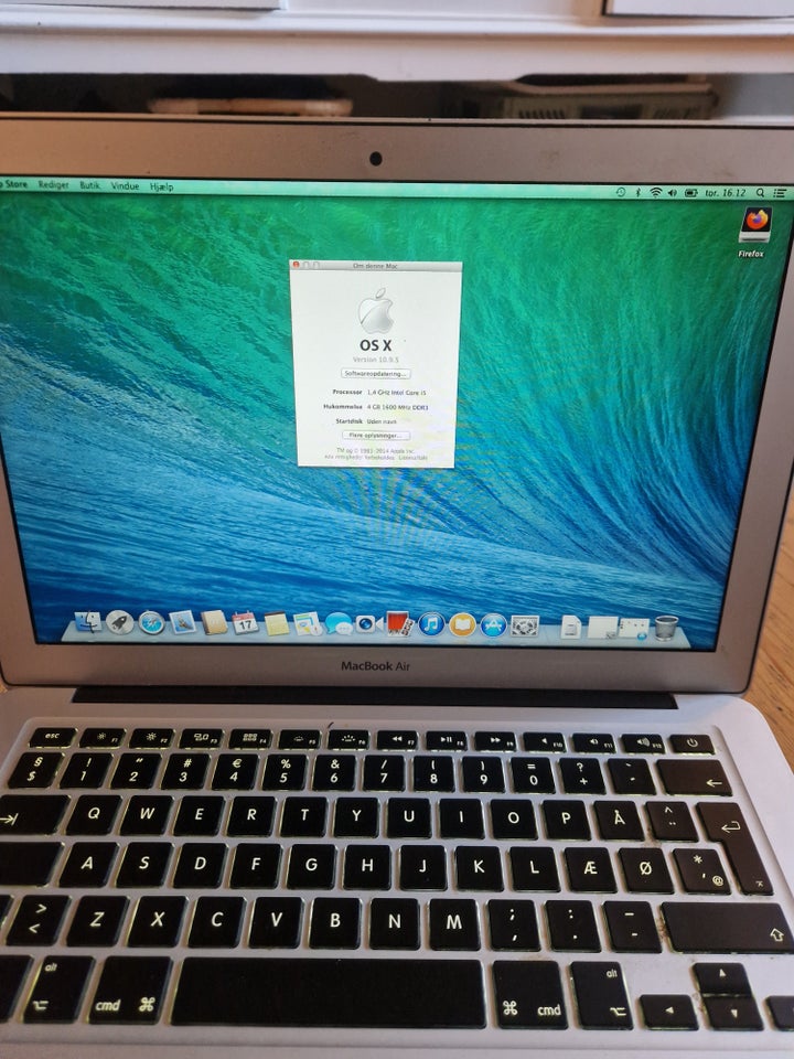 MacBook Air, OS XProcesser 1.4