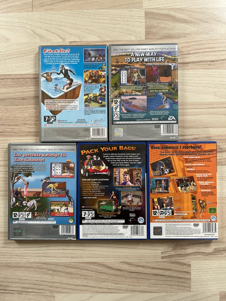 The Sims Diverse Titler PS2