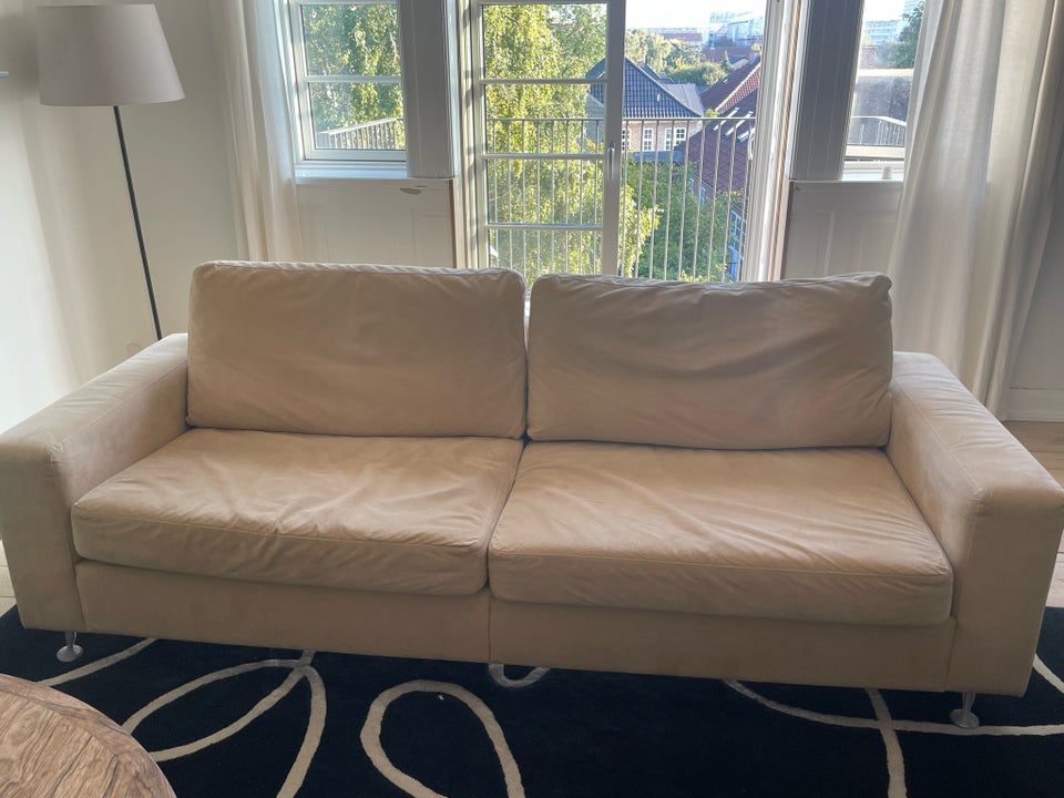 Sofa ruskind 2 pers