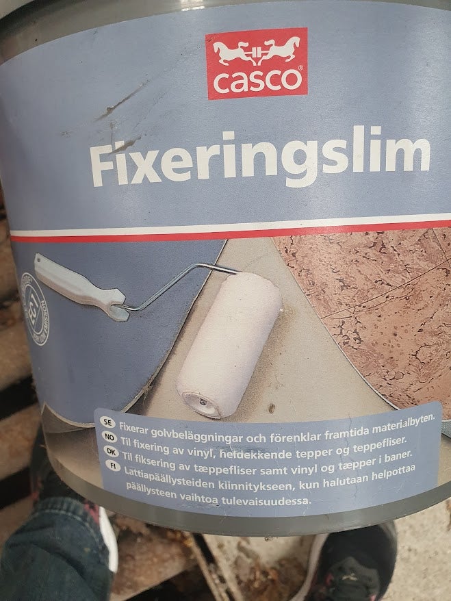 fixeringslim til vinyl, gummi osv