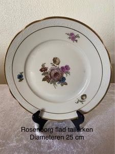 Porcelæn Flad tallerken  KPM