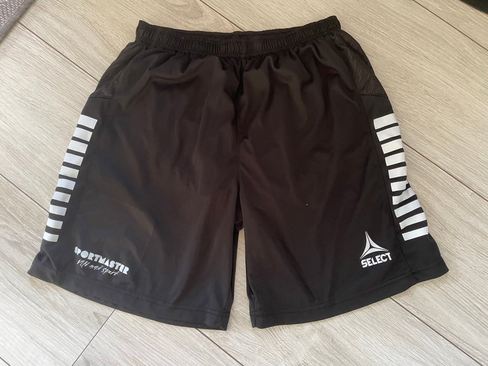 Shorts, sorte med underbuks,