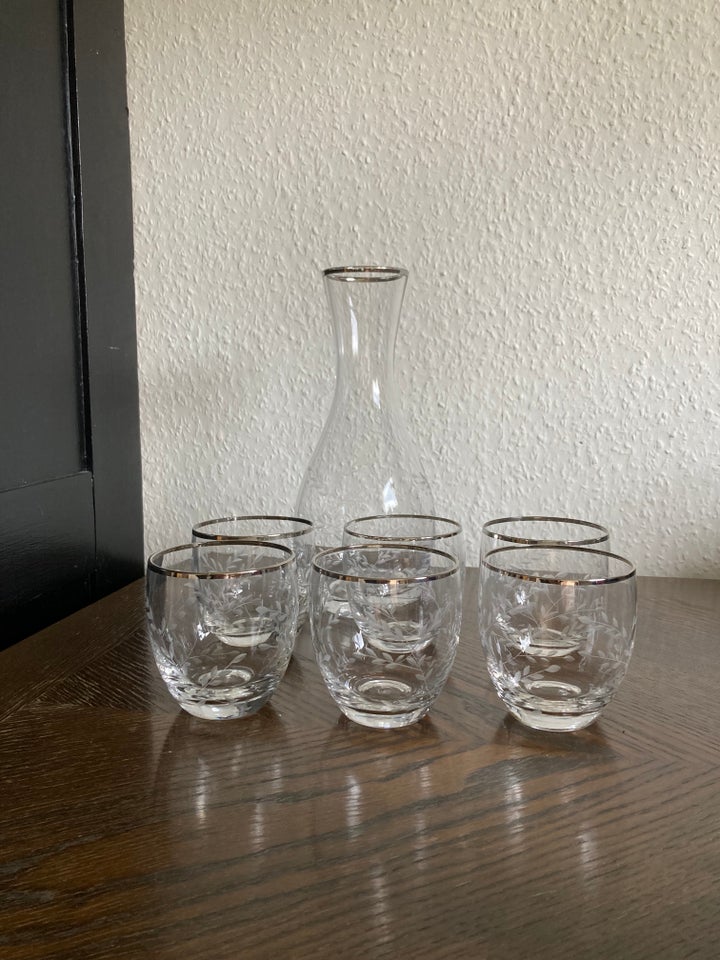 Glas Vandglas  karaffel Marie