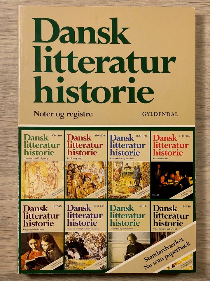 Dansk litteraturhistorie 1-9,