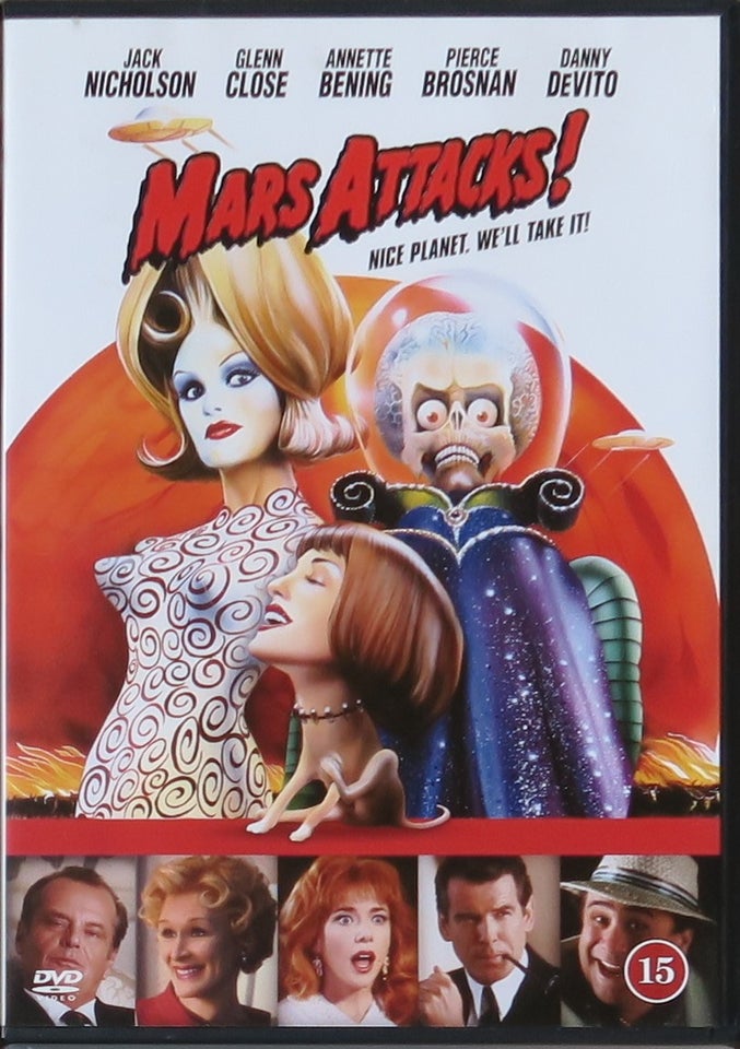 Mars Attacks, DVD, action