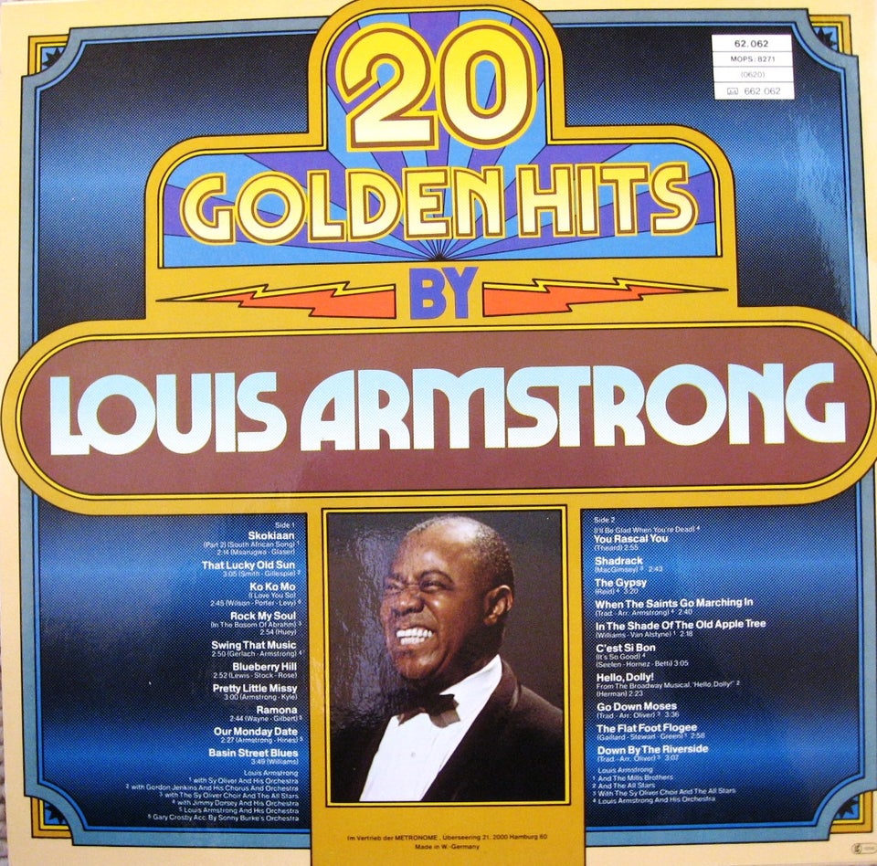 LP Louis Armstrong Jazz