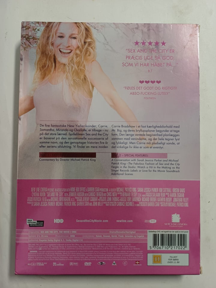 Sex and the City. The Movie, DVD,