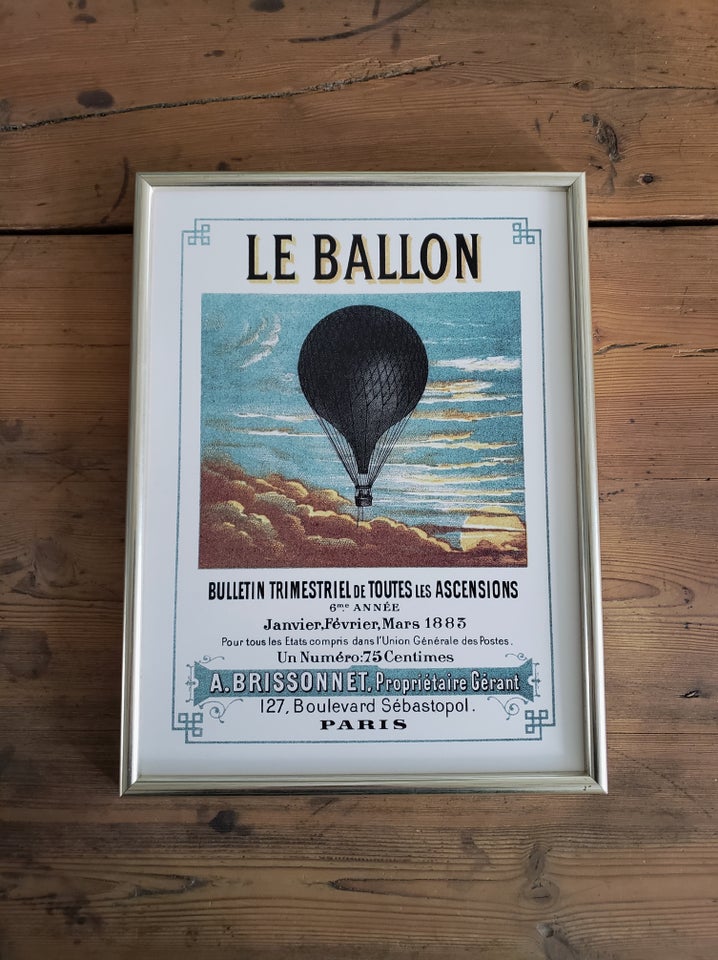 Tryk Le Ballon motiv: Vintage