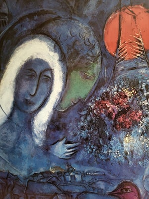 Litografisk tryk Marc Chagall  b: