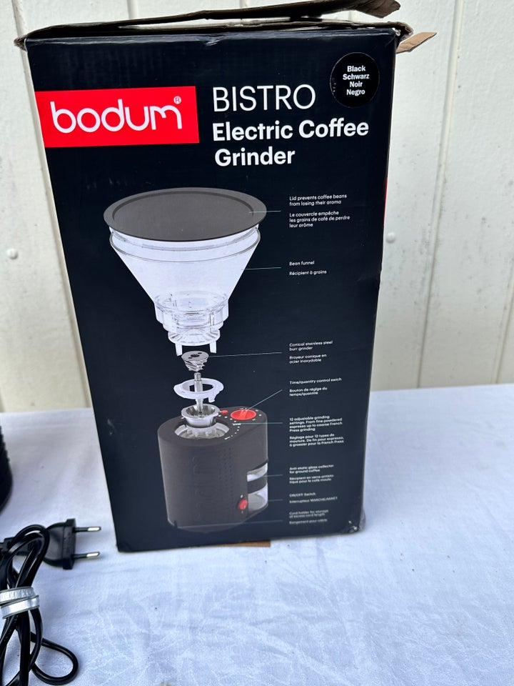 Elektrisk kaffe kværn Bodum