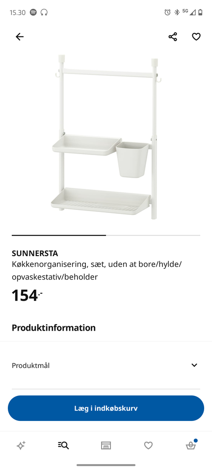 Køkkenorganisering, Ikea