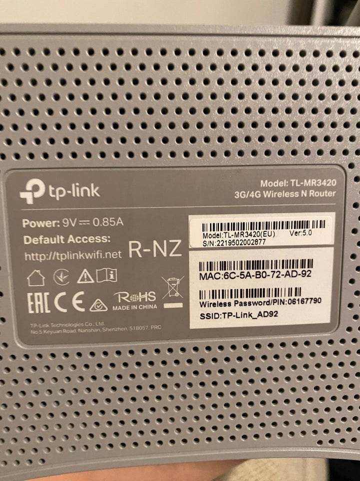 Router, Tp-link, Perfekt