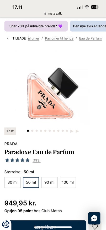 Eau de parfum, Prada