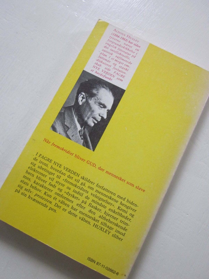 Fagre nye verden, Aldous Huxley,