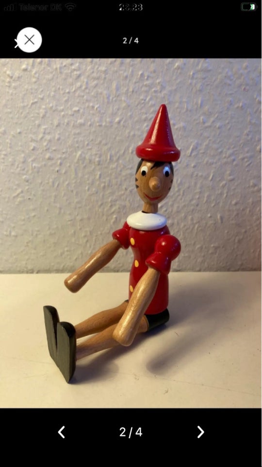 26 cm pinocchio trædukke