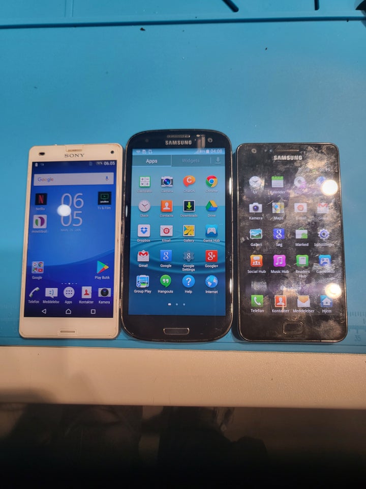 Samsung S2s3 og sony Rimelig