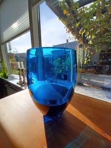 Glas Vase Mundpustet