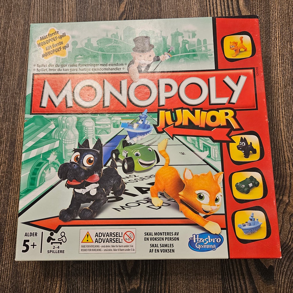 Junior, Monopoly, brætspil