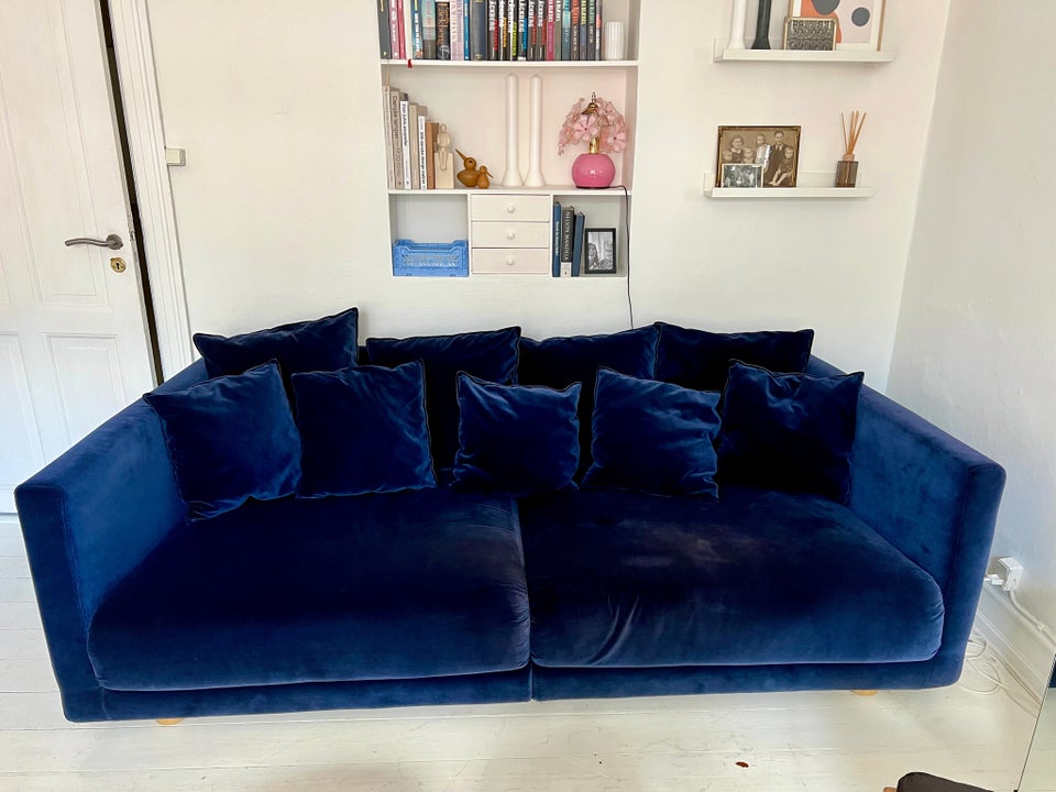 Sofa velour 3 pers