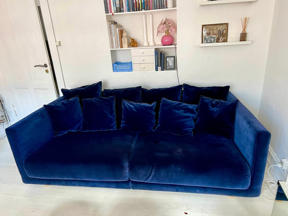 Sofa velour 3 pers