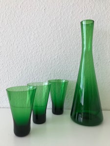 Glas Karaffel med 3 glas