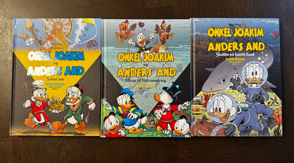 Don Rosa Biblioteket bog 1, 2, og 3