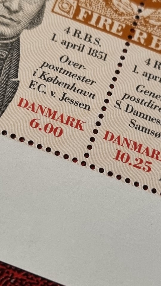 Danmark postfrisk Variant