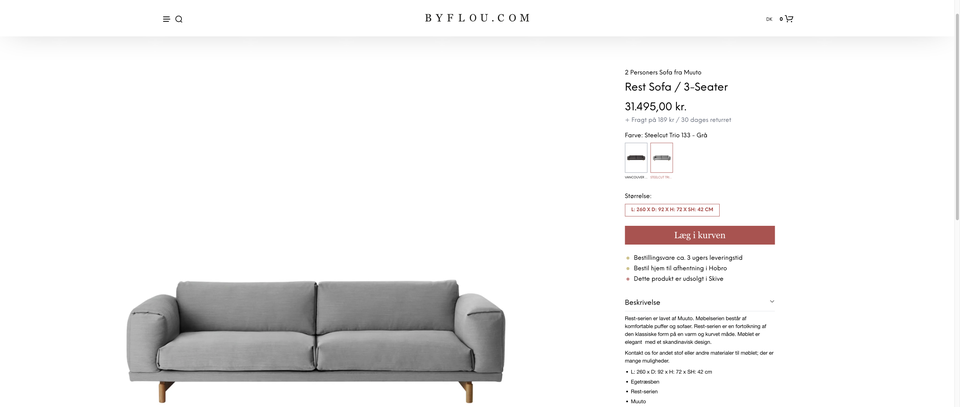 Muuto Rest Sofa 2 Seater