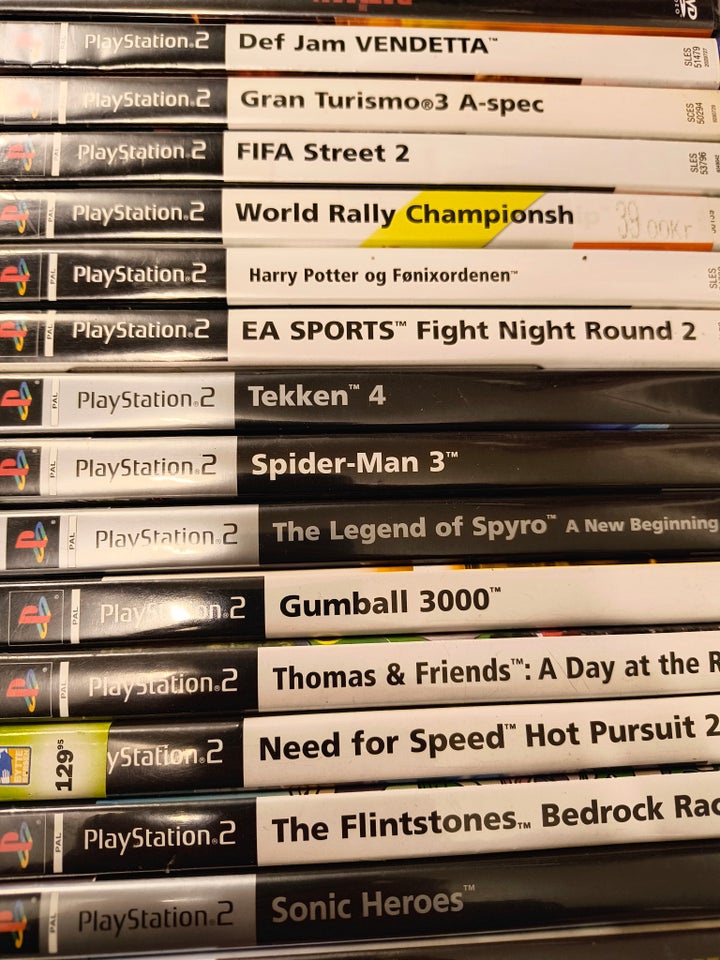 14 spil for 400 kr, PS2