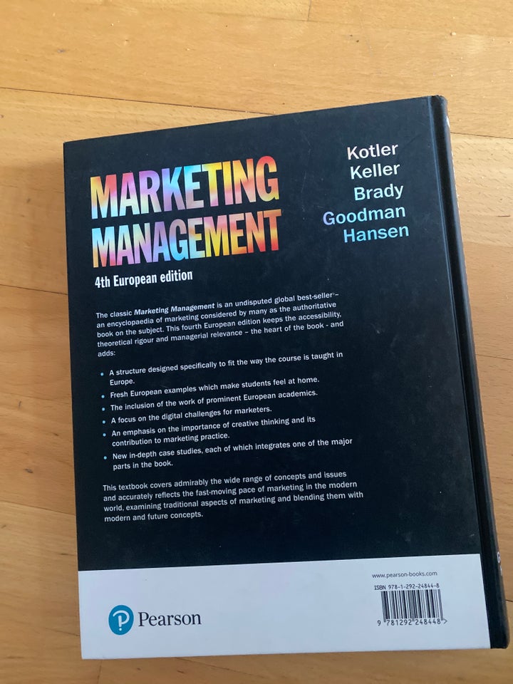 Marketing management, emne: