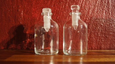 Glas Medicin flasker Schott