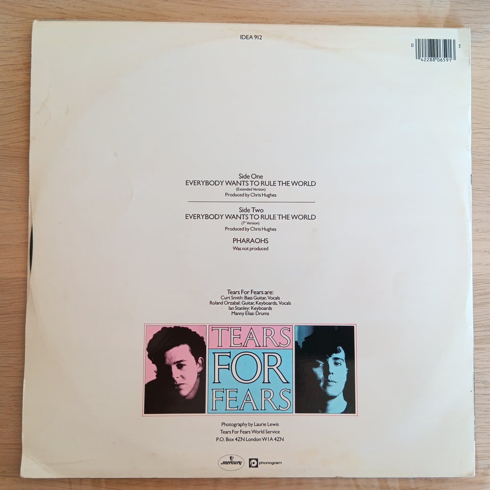 Maxi-single 12", Tears for fears,