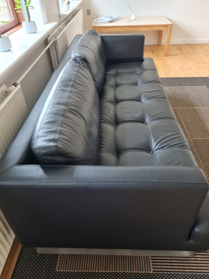 Scala Sofa sort læder