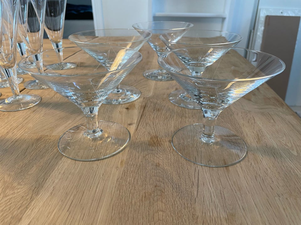 Glas, Champagneskåle, Clausholm