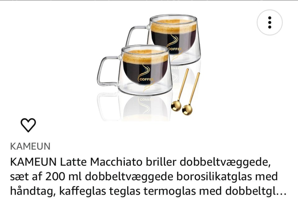 Glas Latte Macchiato glas  Kameun