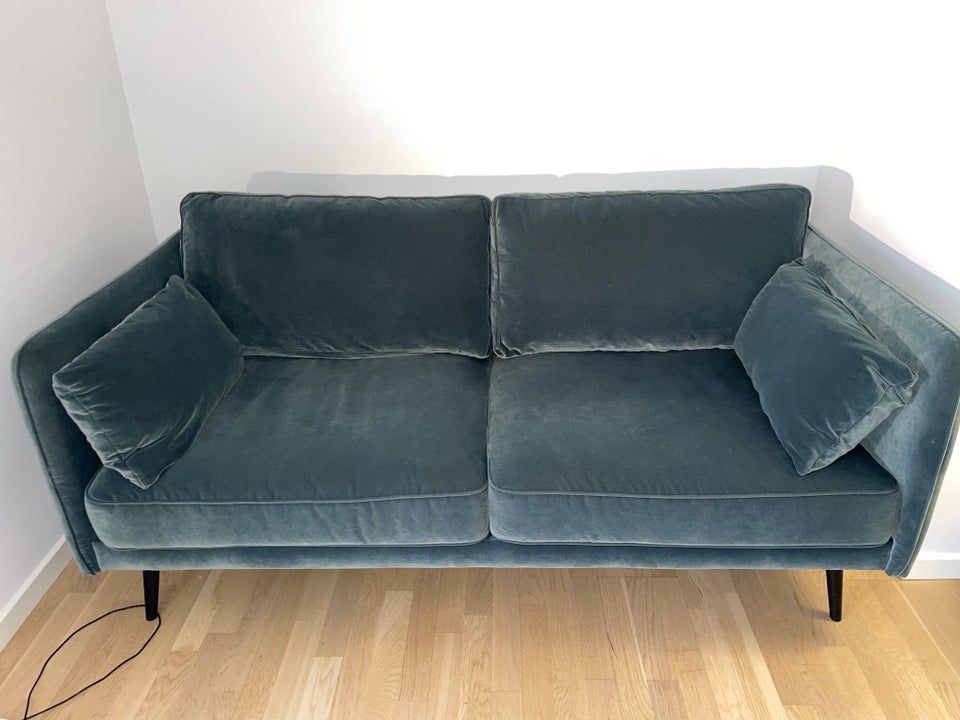 Sofa, velour, 2 pers.