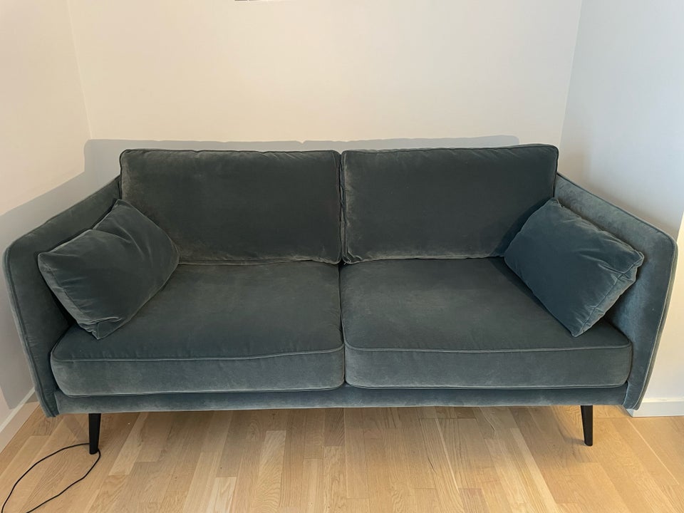 Sofa, velour, 2 pers.