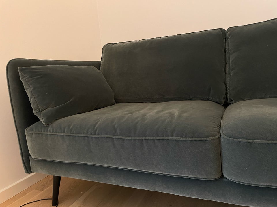 Sofa, velour, 2 pers.