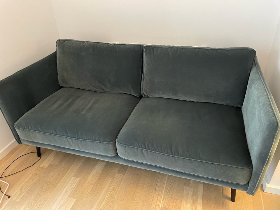 Sofa, velour, 2 pers.