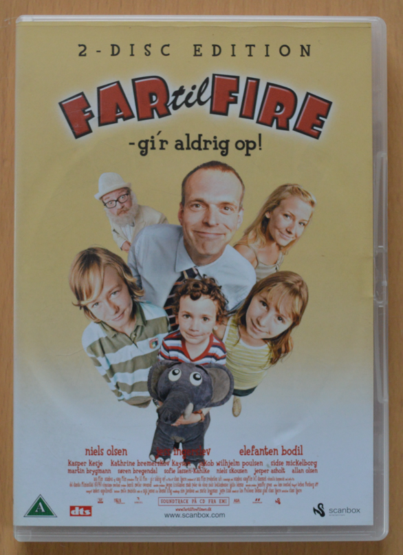 Far til fire gir aldrig op, DVD,