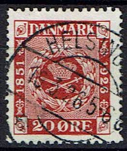 Danmark, stemplet, variant