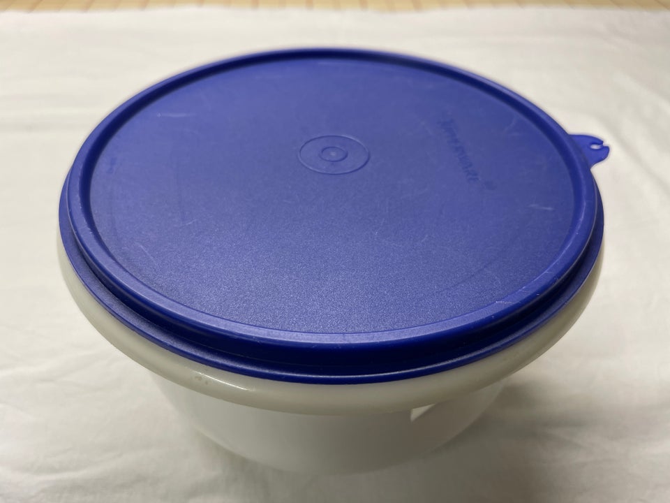 Plast bøtte m. låg, Tupperware