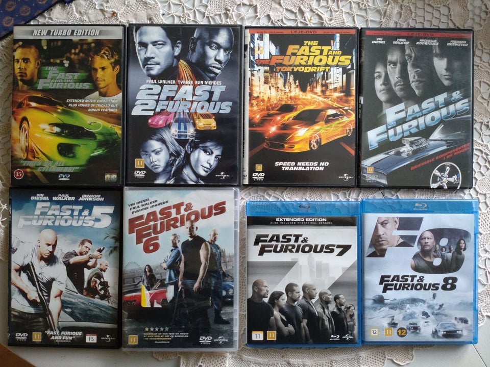 Fast and Furious, DVD, action