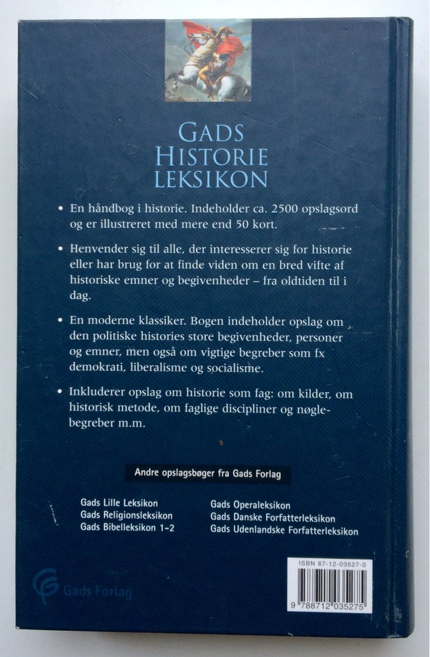 Gad’s Historie Leksikon, Tønnes