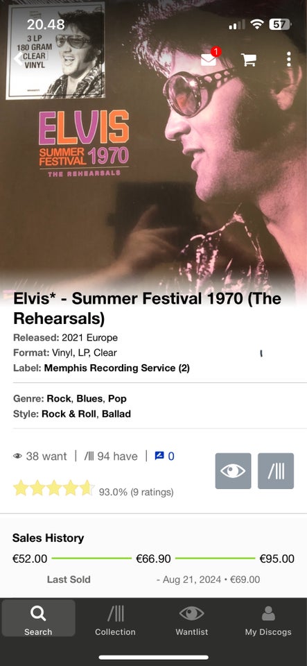 LP Elvis Presley Summer Festival